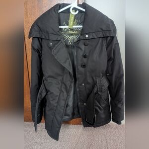 Black Double-Breasted Coat